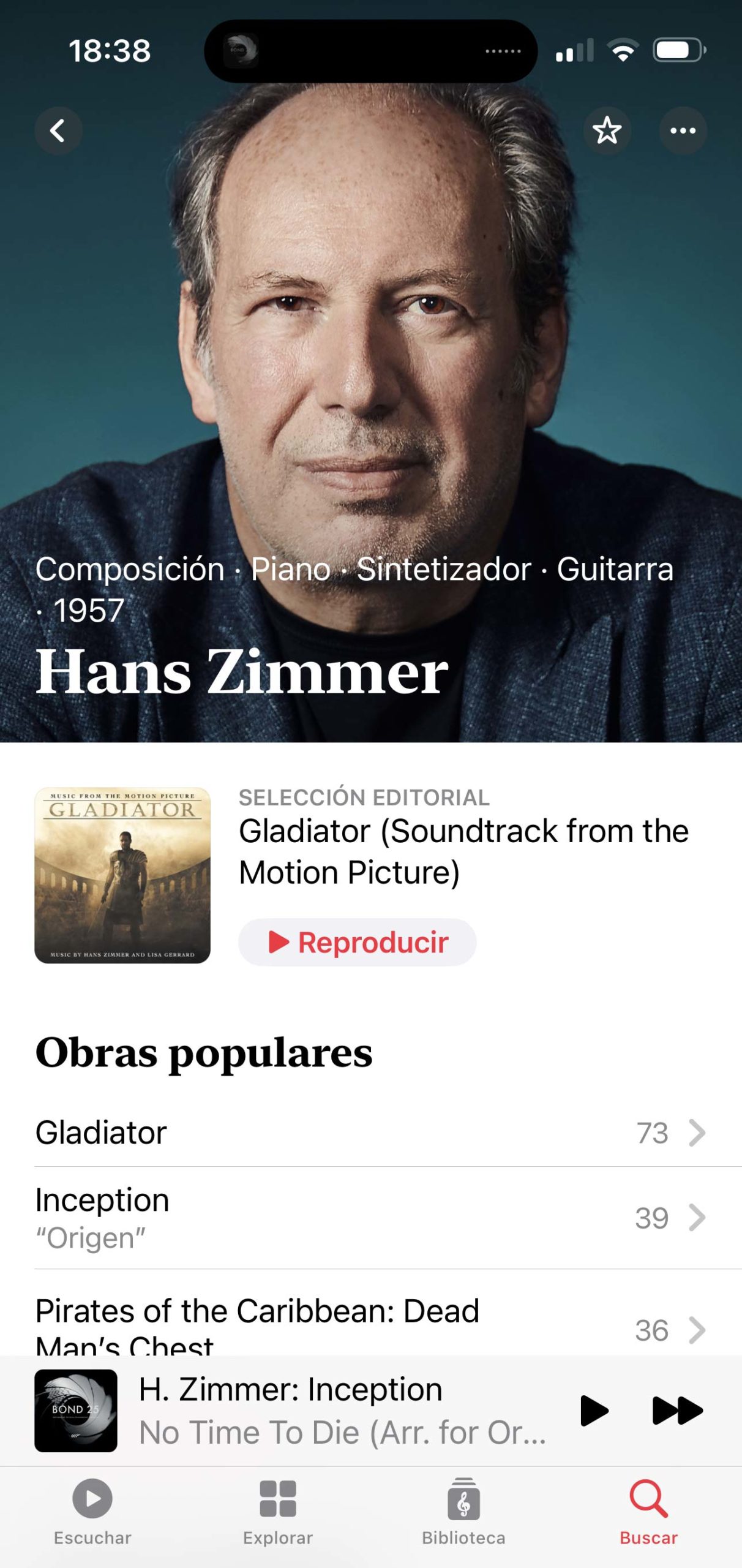 Hans Zimmer en Apple Music Clásico