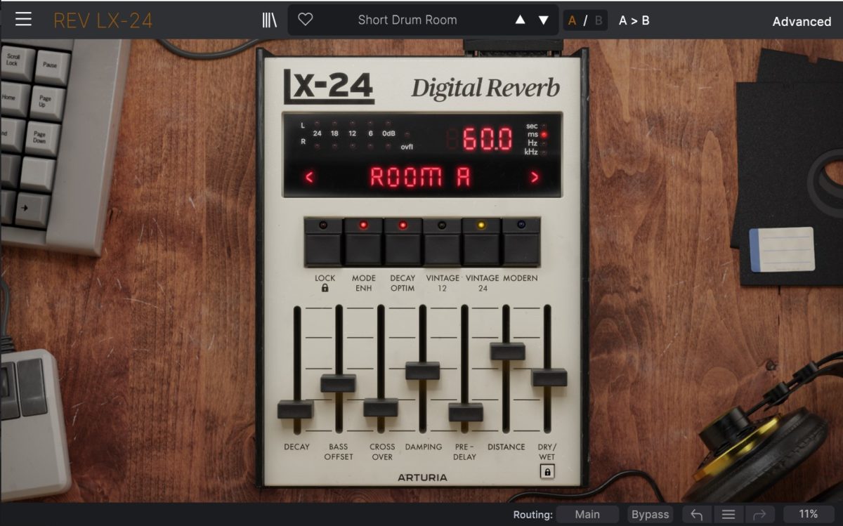 Arturia Rev LX-24 recrea Lexicon 224 fidedignamente, con sorpresas