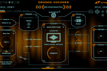 Orange Vocoder IV presenta una actualización masiva del clásico plugin de Prosoniq, con 24 algoritmos