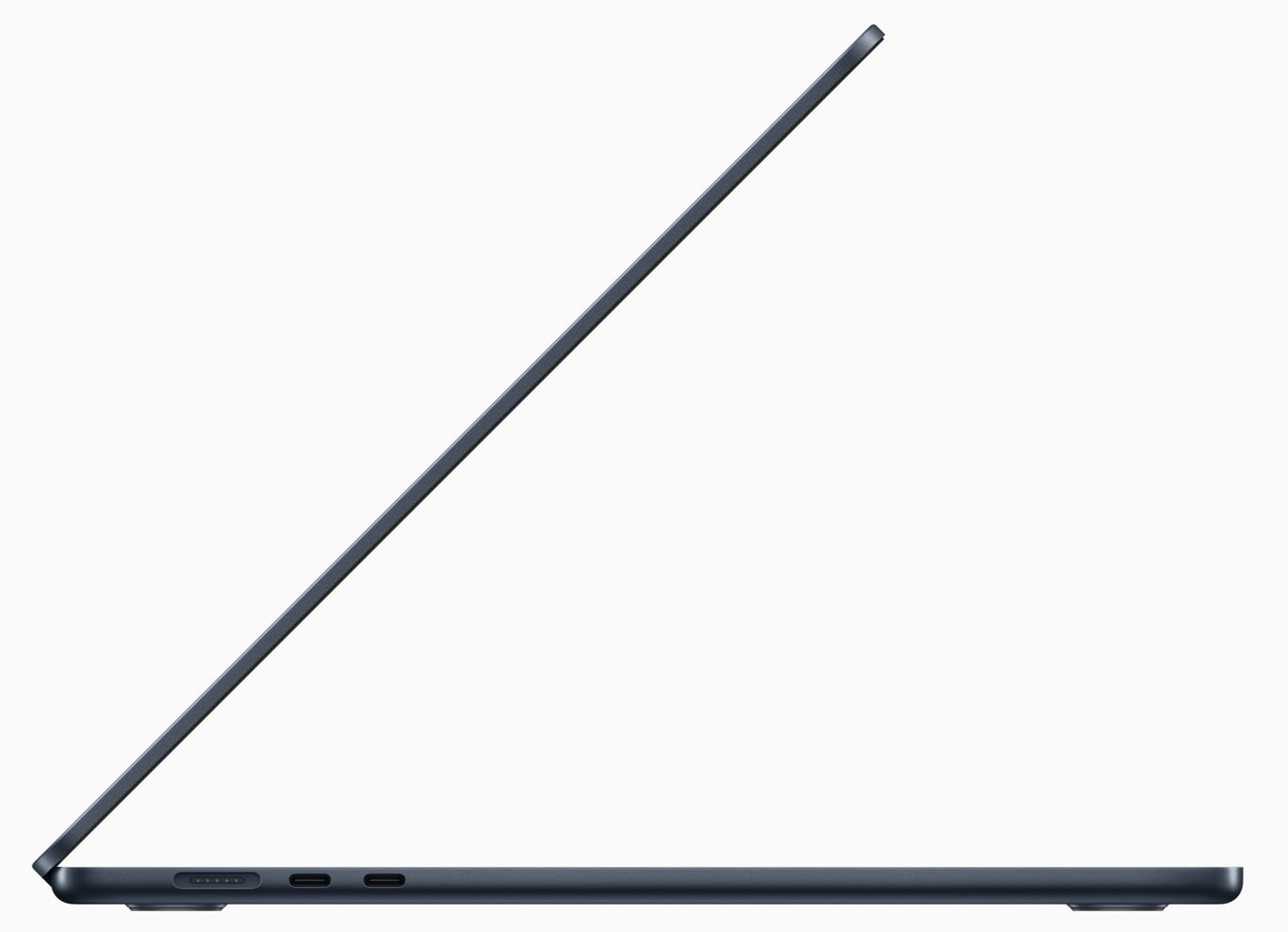 El factor de forma de MacBook Air de 15 pulgadas raya lo increíble: Sólo 11,5mm de grosor, y un peso liviano de 1,5Kg