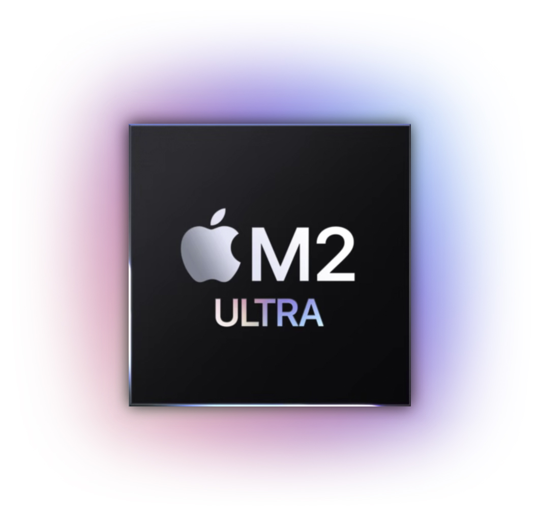 Chip Apple M2 Ultra -imagen oficial de Apple