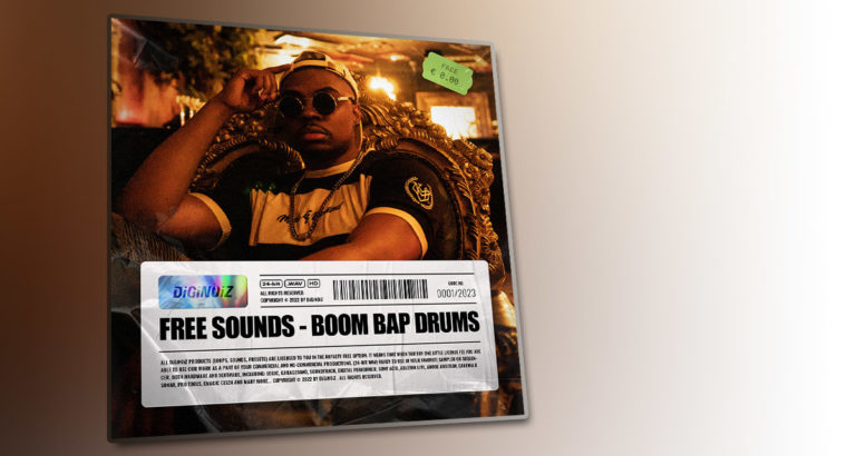 Boom Bap Drums: 135 baterías gratis WAV de Diginoiz para viajar a la era dorada del Hip Hop, Soul y R&B