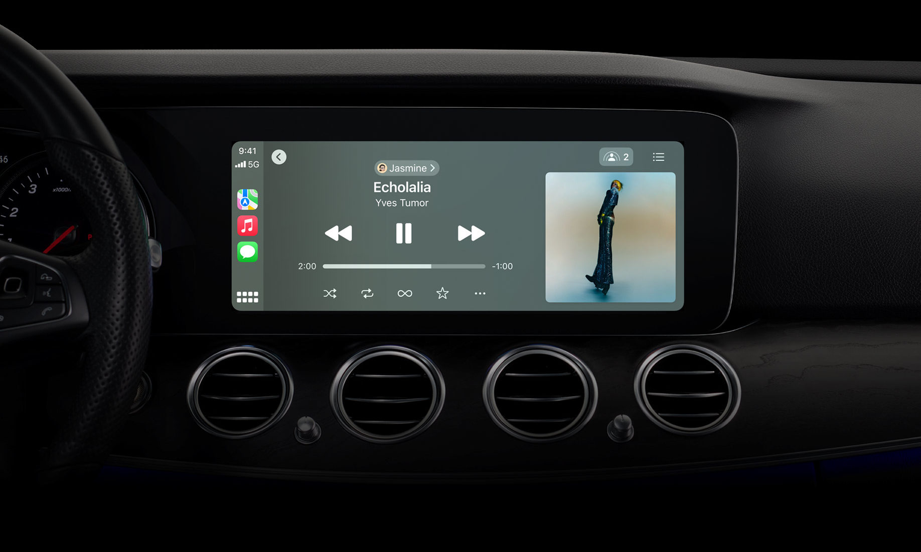 'SharePlay' en CarPlay con iOS 17.X (más adelante en 2023)