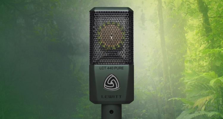 Lewitt LCT440 Pure - VIDA es una edición limitada del micrófono austriaco de estudio con mira ecológica