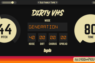 Plugin gratis Dirty VHS -cómo recrear el sonido a baja fidelidad de los antiguos vídeos y cintas ochenteros en tu DAW