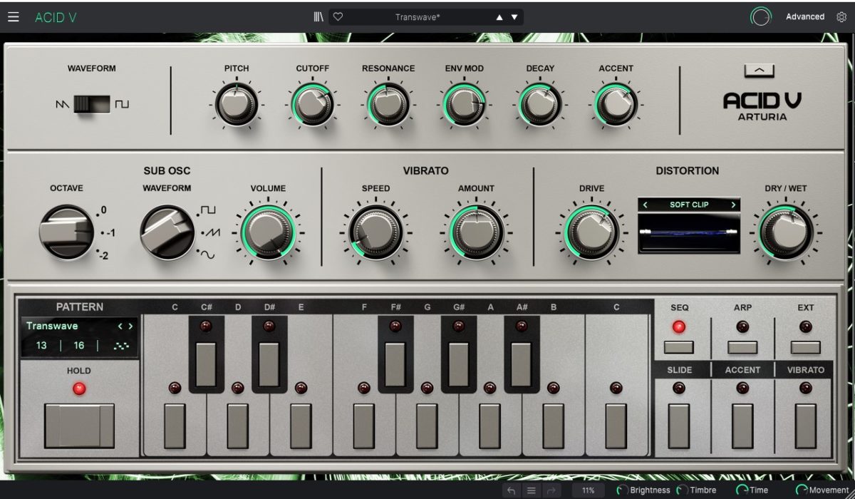 ACID V y su evocador aspecto de Roland TB-303