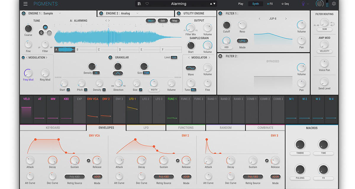 Arturia Pigments 5 -A Prueba: Nuevas funciones, 'Audio In', mejor routing FX, nuevos sonidos, y más