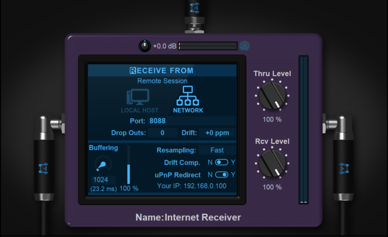 Colaboraciones DAW con Blue Cat Freeceiver: Plugin y app gratis para audio/MIDI en tiempo real a través de la Red