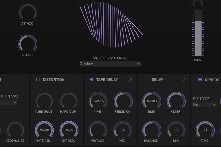 Steinberg Navia Harp Free combina sonidos de arpa con FX vanguardistas como tape delays y distorsión