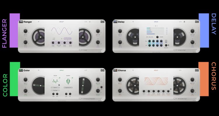 UVI Tape Suite: Modelado físico de cinta analógica en cuatro plugins, disponible gratis para usuarios Focusrite