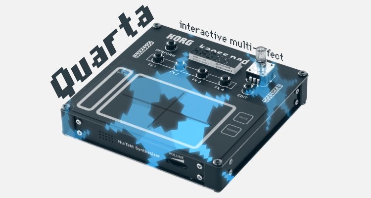 Quarta de Sinevibes convierte el pad XY del KORG NTS-3 en una máquina de efectos de diez algoritmos