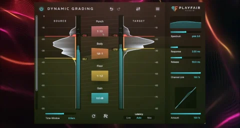 Body, de Playfair Audio, usa el motor DSP del plugin comercial Dynamic Grading reducido a un solo control