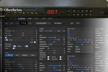 Mx1K da voz y botones a Oberheim Matrix-1000, el sinte rack analógico todoterreno que nunca tuvo panel