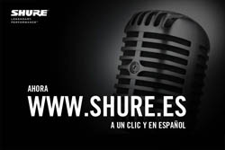 Web de Shure en español