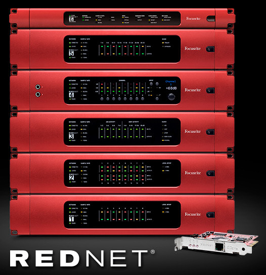 Focusrite RedNet, sistema de audio digital en red
