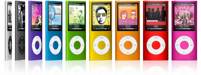 iPod, reproductores MP3 de Apple  