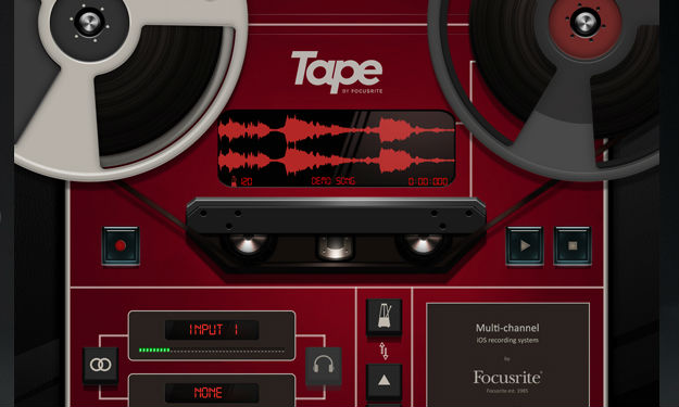 Focusrite Tape ofrece grabación de dos pistas para iPad con un panel gráfico clásico de magnetofón