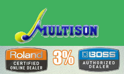 Multison Online te ofrece un descuento del 3% en una selección de más de 100 productos de Roland y Boss