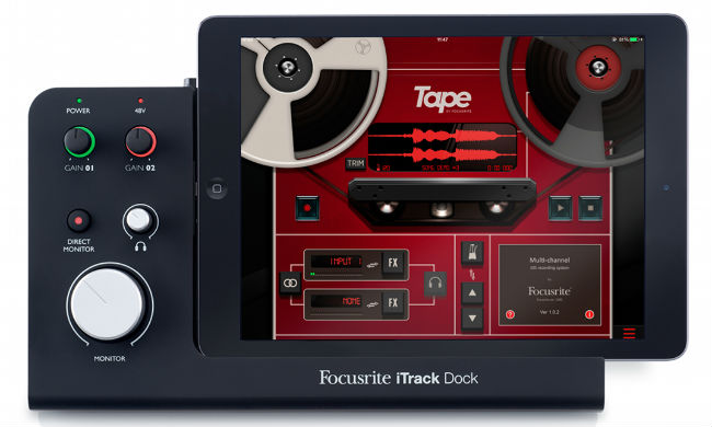 Focusrite iTrack Dock es una solución completa de grabación y reproducción de audio para Apple iPad